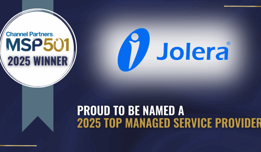 Jolera Named to 2025 Channel Partners MSP 501